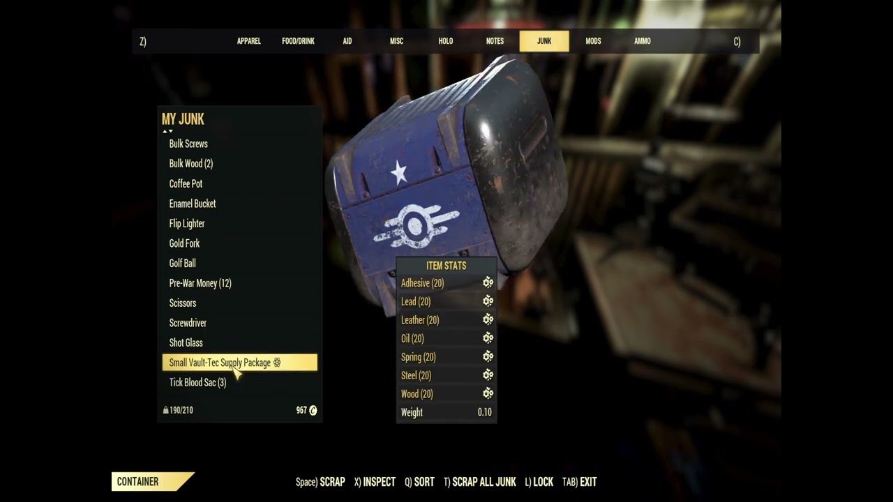 How To Get Screws in Fallout 76