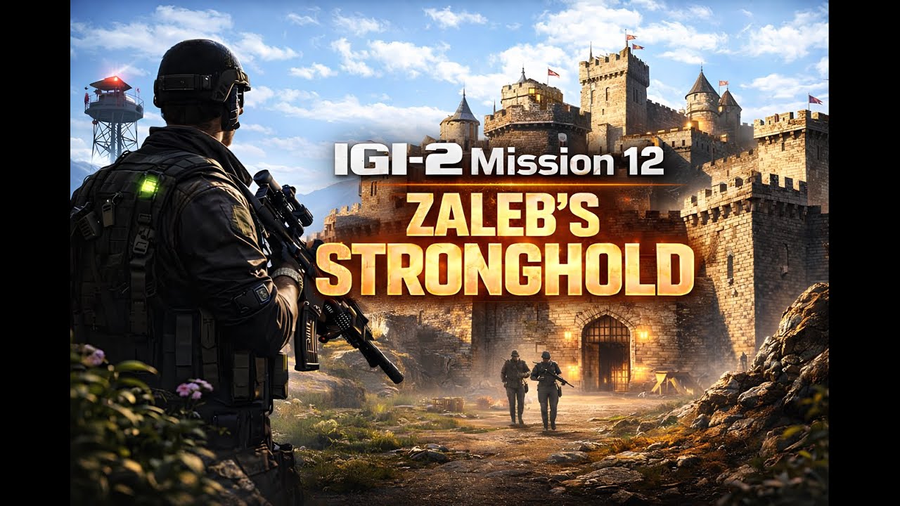 IGI-2 Covert Strike Mission 12 – Zaleb’s Stronghold Full Gameplay | Perfect Stealth