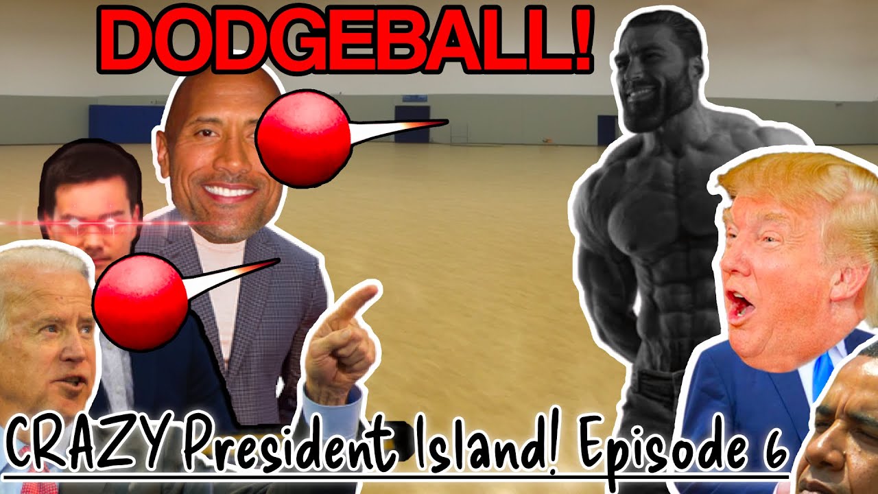 CRAZY President Island! Episode 6: Dodgeball & Trampolines