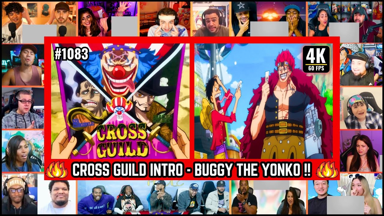 🔥CROSS GUILD MEGA REACTION MASHUP -One Piece Episode 1083 Mega Reaction Mashup #onepiece1083reaction