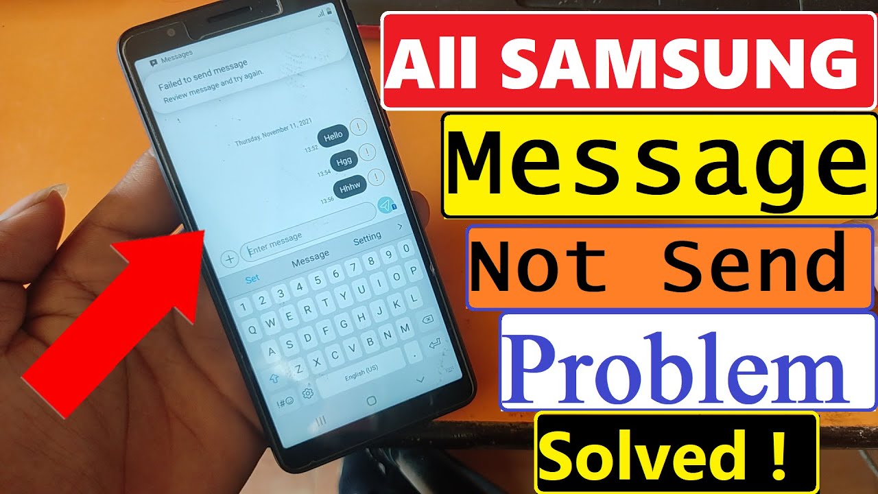 Message Not Sending Problem In Samsung || How to Fix Failed to Send Message in your Phone