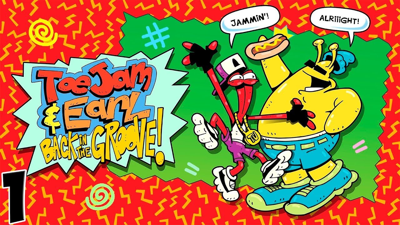 ToeJam & Earl: Back in the Groove! Прохождение. Сравнение с игрой на Sega. Бонус уровень level 0