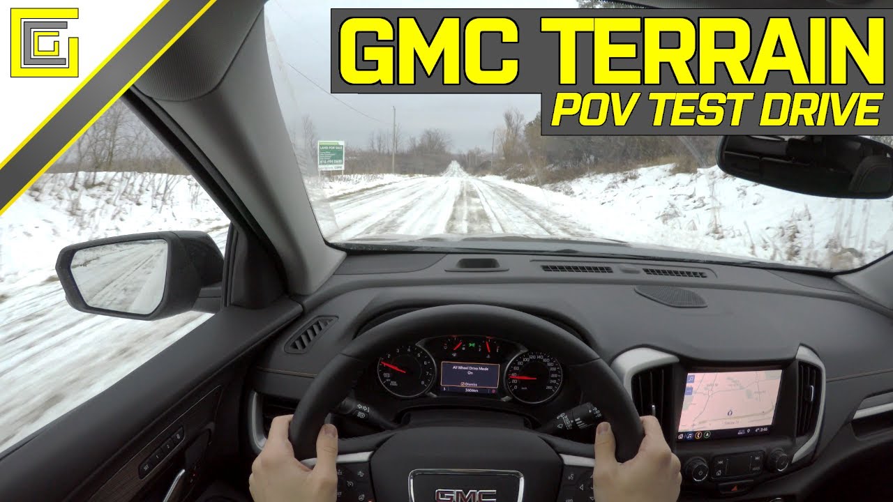 GMC Terrain SLT AWD - Winter POV Test Drive / Driving Impressions