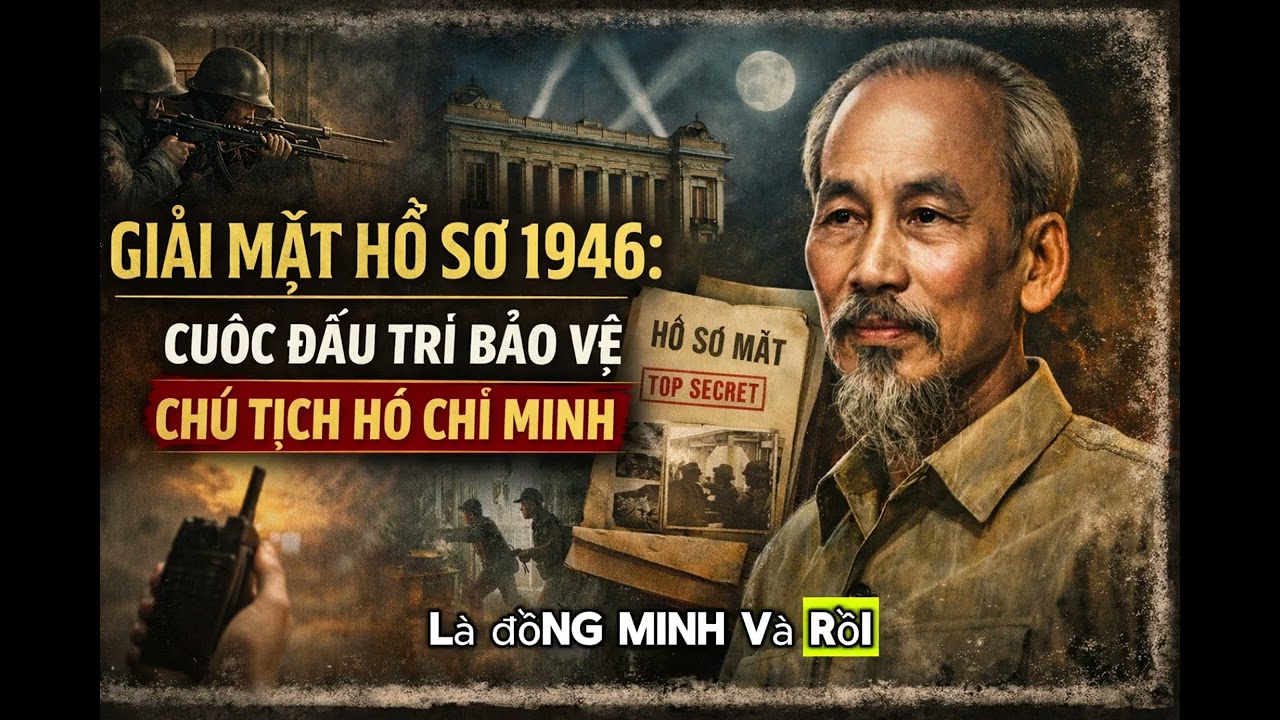 Giải Mật Hồ Sơ 1946: Cuộc Đấu Trí Bảo Vệ Chủ tịch Hồ Chí Minh