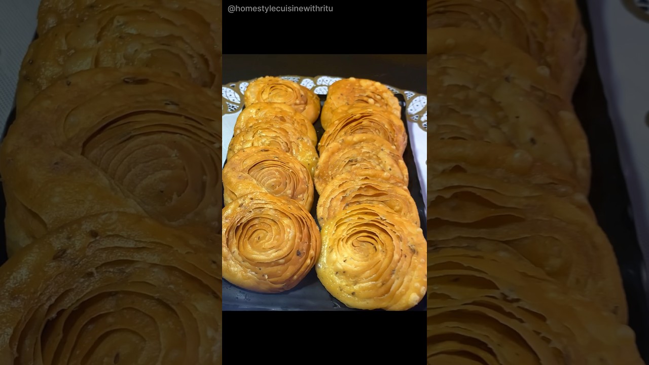 Crispy Khasta Layered Mathri | Nimki Mathri #shorts #youtubeshorts #shortsviral