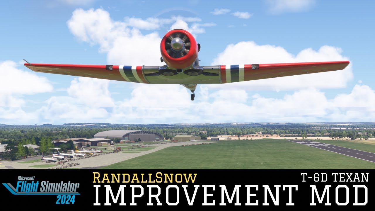 Модификация Asobo T-6D Improvement от RandallSnow для Microsoft Flight Simulator 2024 4K