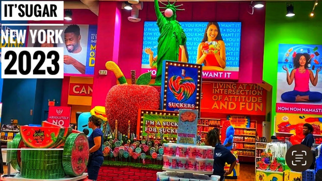 IT&rsquo;SUGAR CANDY 🍭 STORE 🏬 ON BROADWAY NEW YORK CITY 🌃 2023
