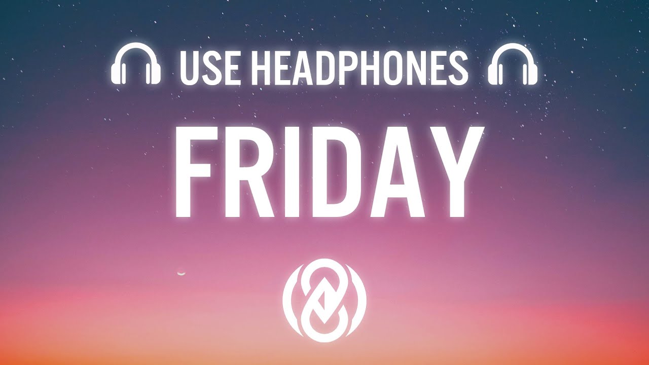Riton x Nightcrawlers - Friday ft. Mufasa & Hypeman (Dopamine Re-edit)[Lyrics] | 8D Audio 🎧