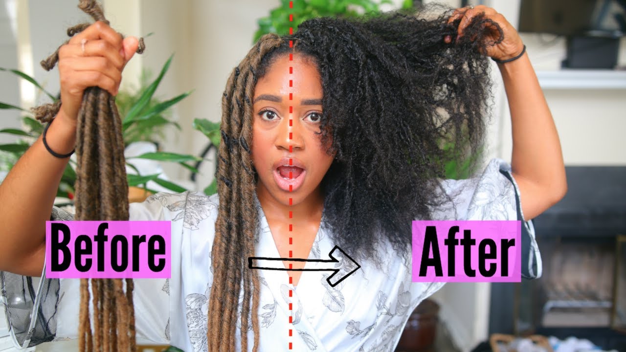 FINALLY taking out these locs| Breakage? Hair loss?| Natural Hair