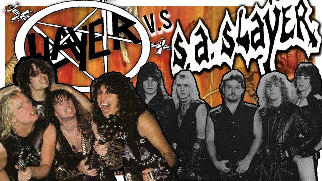 Slayer V.S S.A Slayer art work and original flyer (Roo Falcon & Rick McLain)