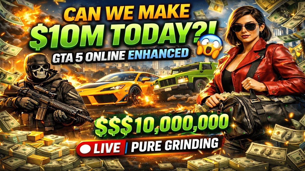 Can We Make $10M Today? 😱 GTA 5 Online Enhanced LIVE | Pure Grinding 🔴