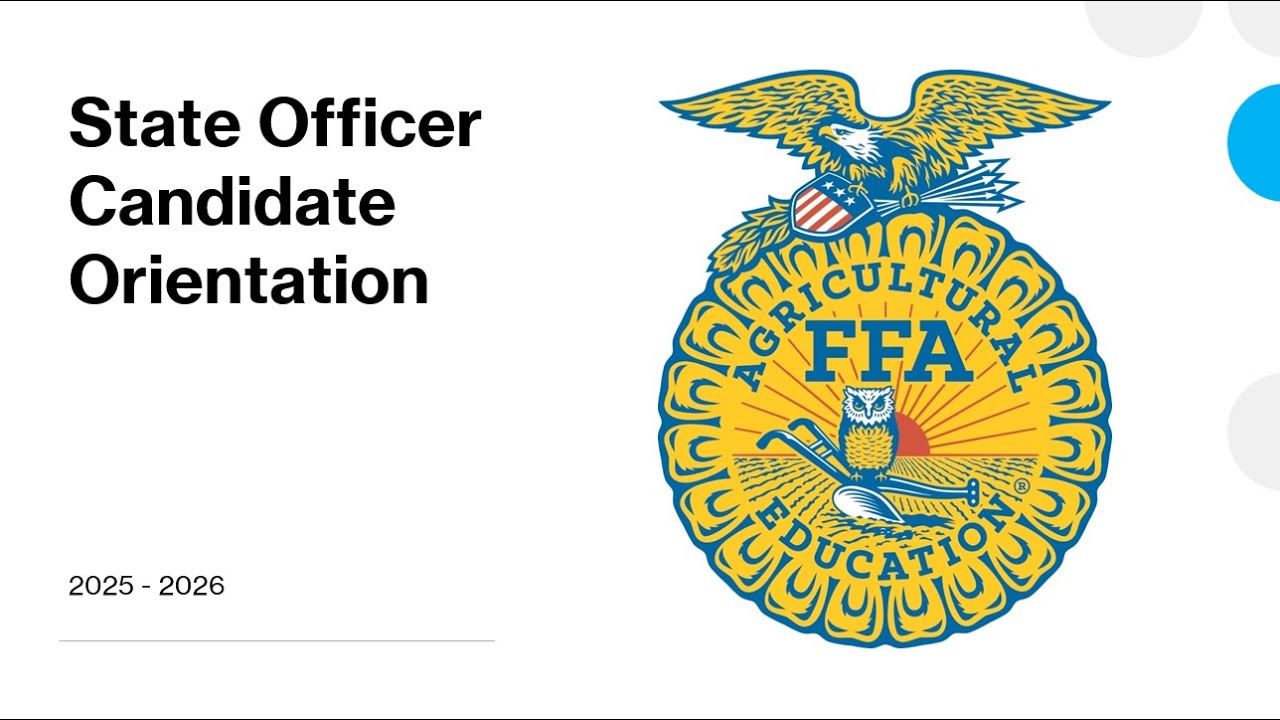 2025 State Officer Candidate Webinar