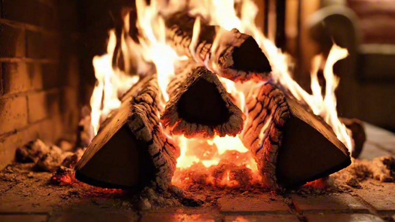 Crackling Fireplace & Gentle Piano 🎹🔥 Perfect Background Music for Studying, Reading & Relaxation