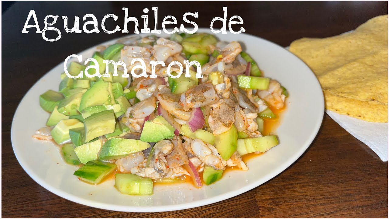 COMO HACER AGUACHILE ROJO DE CAMAR&Oacute;N🤤