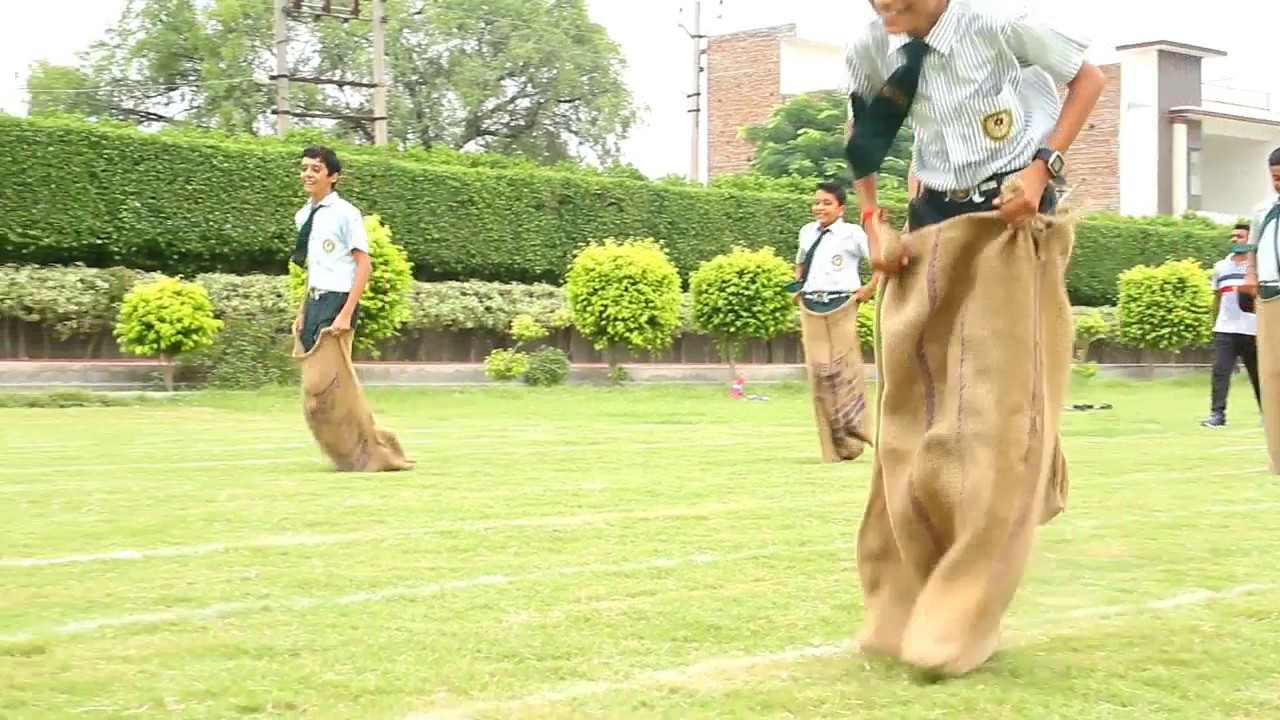 SACK RACE , 3 LEG RACE, , RELAY RACE  - SIMIGO INTERNATIONAL SCHOOL, ABOHAR