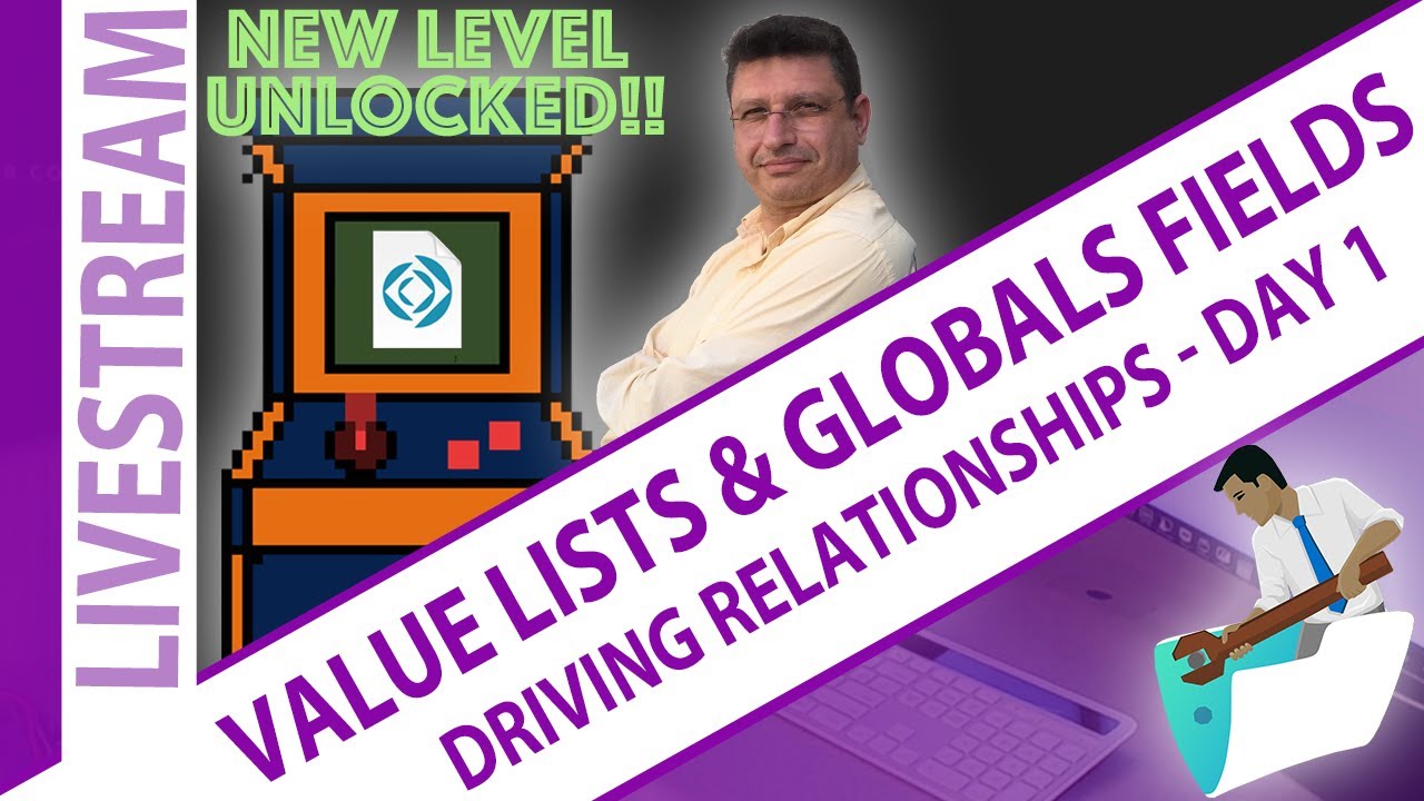 How to use Value Lists with FileMaker Global Fields Driving Relationships - Day 1