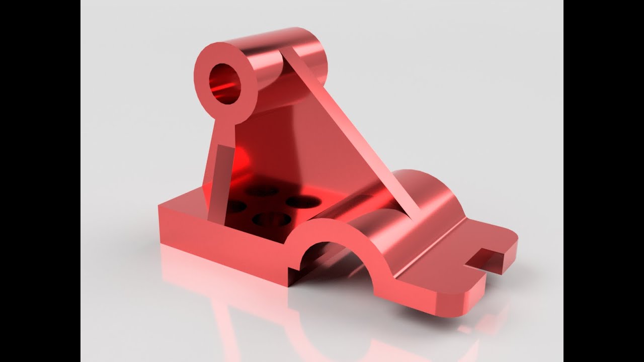 Fusion 360 Tutorial - Clamping Bracket