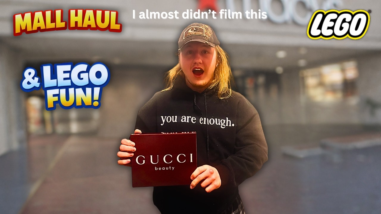 Walking around the mall + visiting the NEW LEGO store!