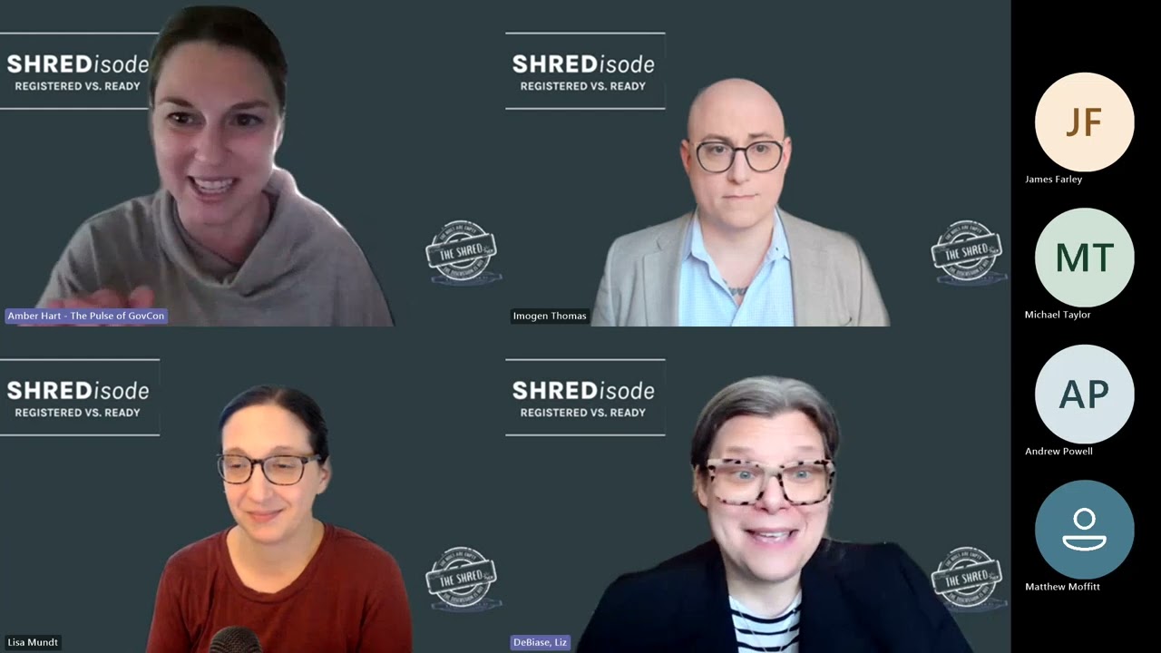 SHRED Webinar: The Gap Between Registered and Ready