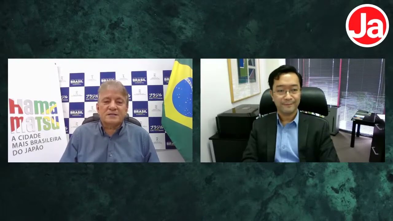 Embaixador Aldemo Garcia entrevista o Adido Agrícola da Embaixada do Brasil em Tóquio