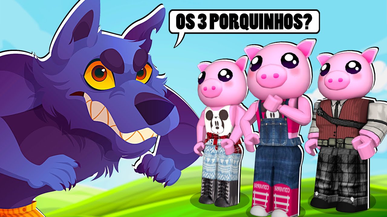 VIRAMOS PORCOS por um dia! (Roblox Wolfy)