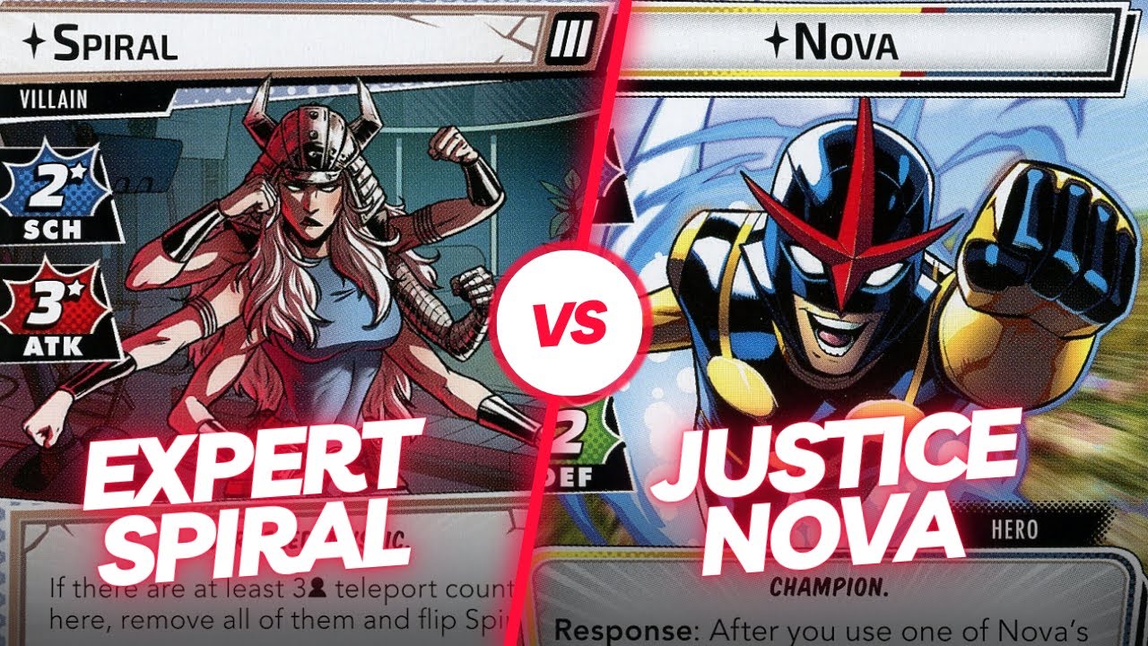Marvel Champions - Expert Mojo Mania Game 2 - Nova vs. Spiral!