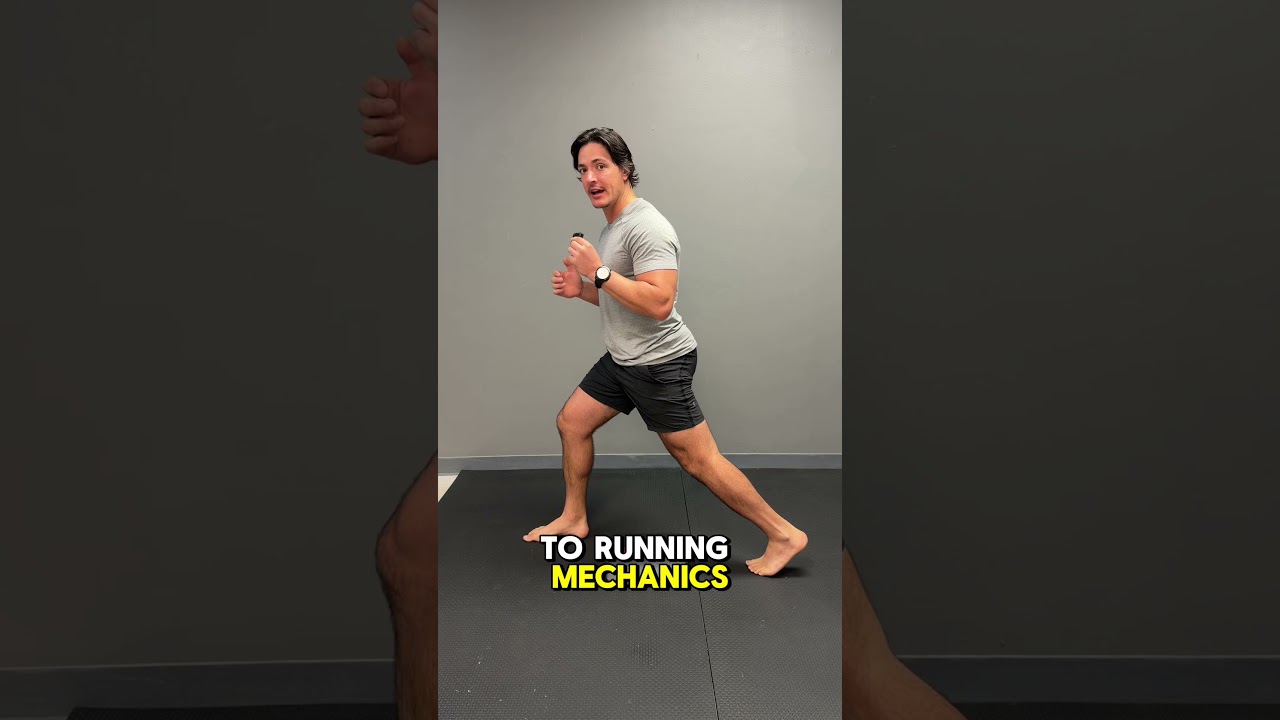 The ONE exercise to improve your running stride and running mechanics. #run #running #hybridathlete
