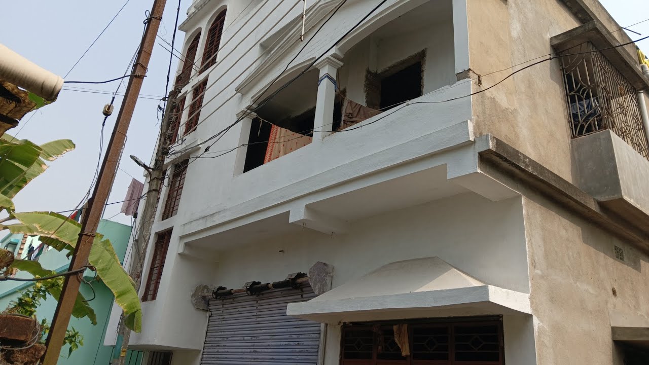New and Incomplete House Sale in Kanchrapara,Sahid Nagar,2 Katha Building Area,near School/College
