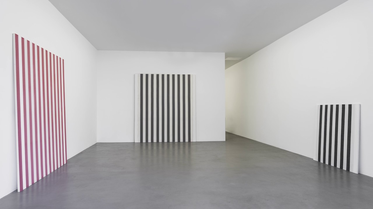 Daniel Buren - Peintures 1966-1969, travaux situ&eacute;s 2016