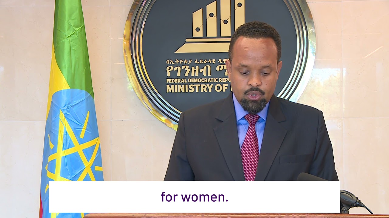 Ahmed Shide, Finance Minister, outlines how Ethiopia will prioritize #financialequality for women.