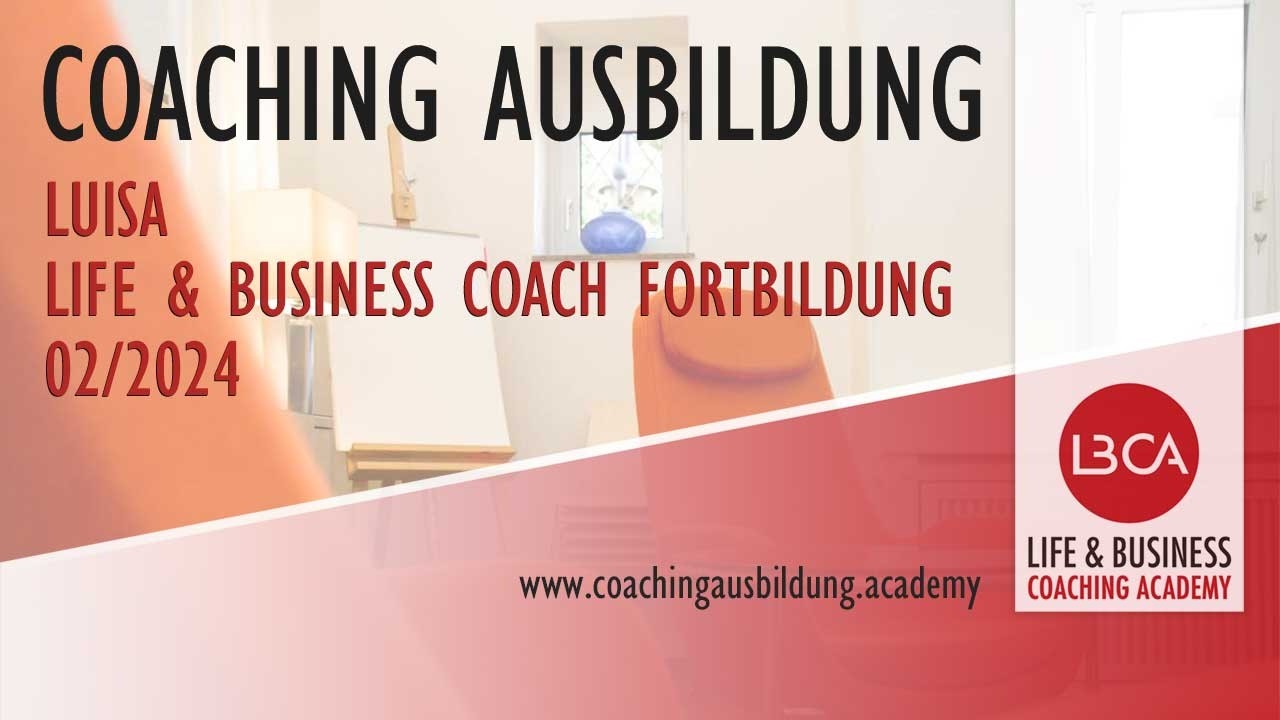 Luisa Absolventin der Life & Business Coach Ausbildung mit IHK Zertifikat und ICF zertifiziert