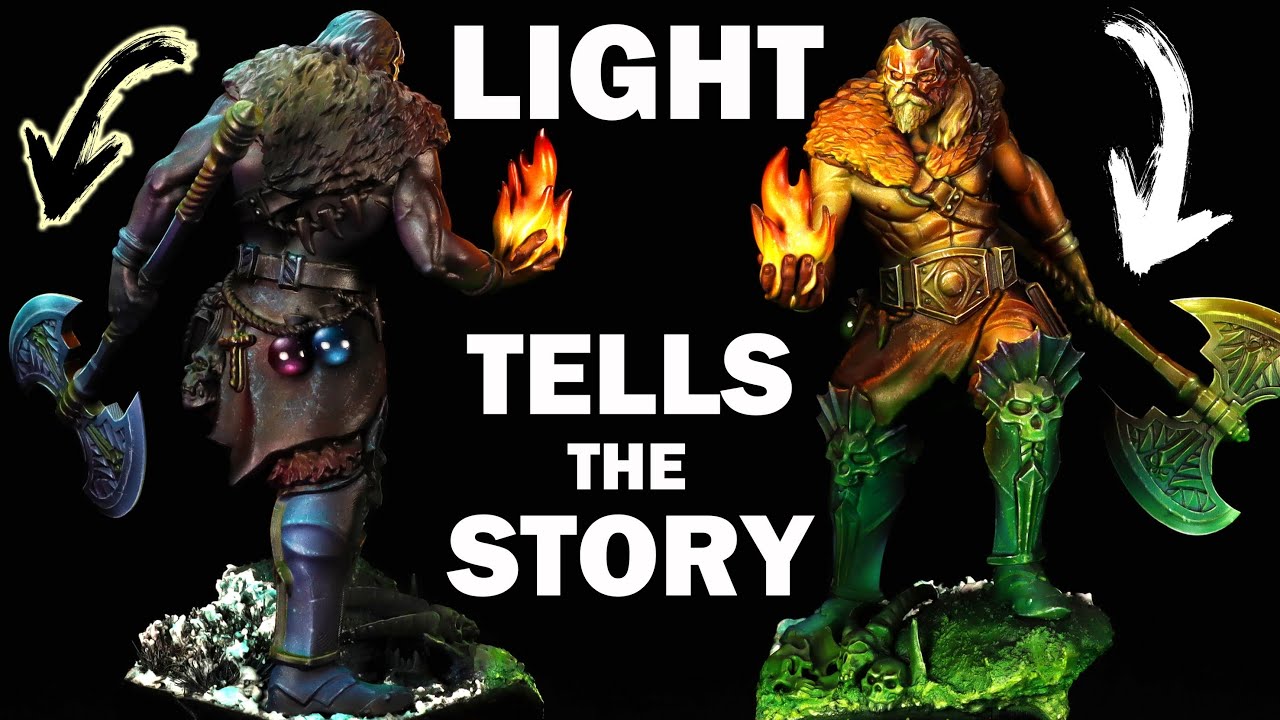 Paint Minis With LIGHT! Extreme Environmental Lights, OSL & Glow Effects