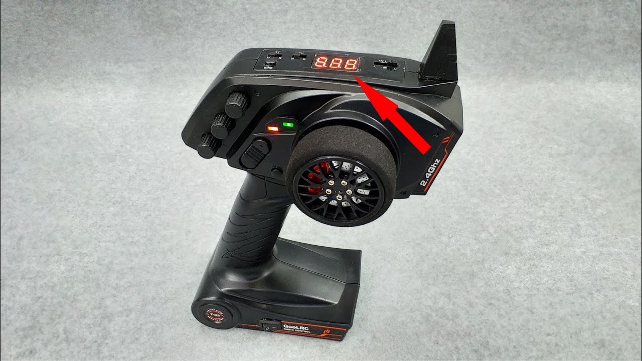 Radio Control Económico Con Voltímetro.