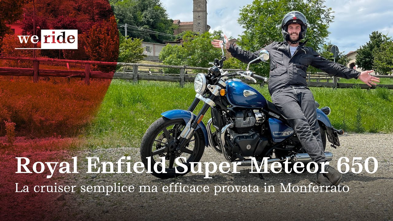Royal Enfield Super Meteor 650 | La cruiser semplice ma efficace provata in Monferrato
