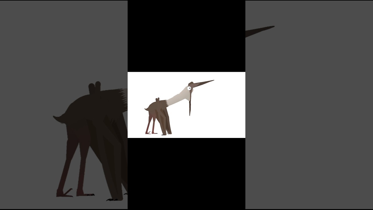 The sound that Quetzalcoatlus could've made..💀(stick nodes animation) 