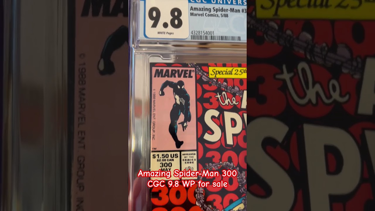 Продается комикс Amazing Spider-Man 300, оценка CGC 9.8. IG: bronzeville_comics, email: bronzevil...