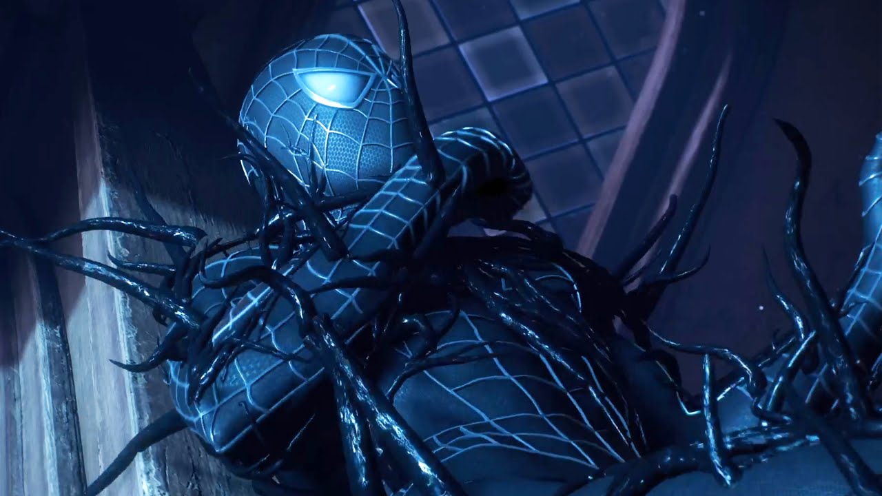 Raimi Black Suit Gets Affected By Bell Sound (Church Scene) - Spider-Man 2 PS5