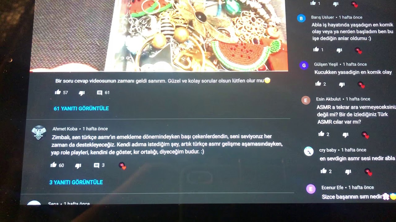 Türkçe ASMR : Soru Cevap🧐🧐🧐