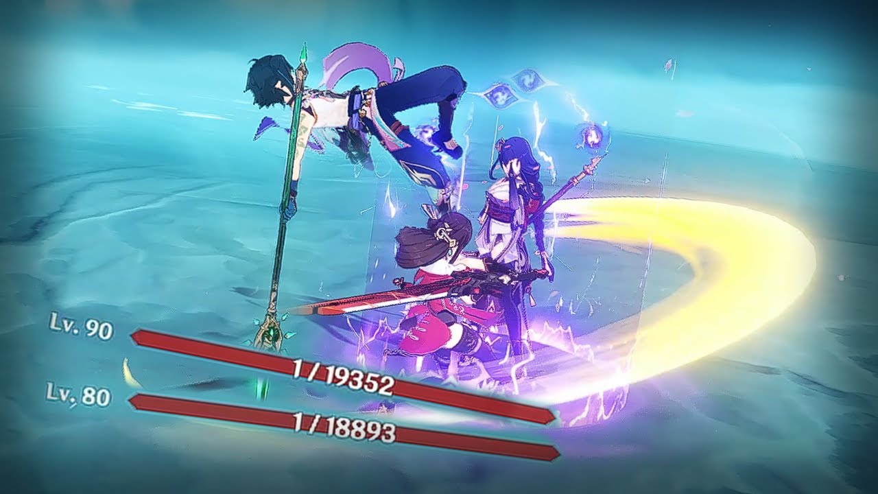 1HP XIAO & BEIDOU VS RAIDEN SHOGUN