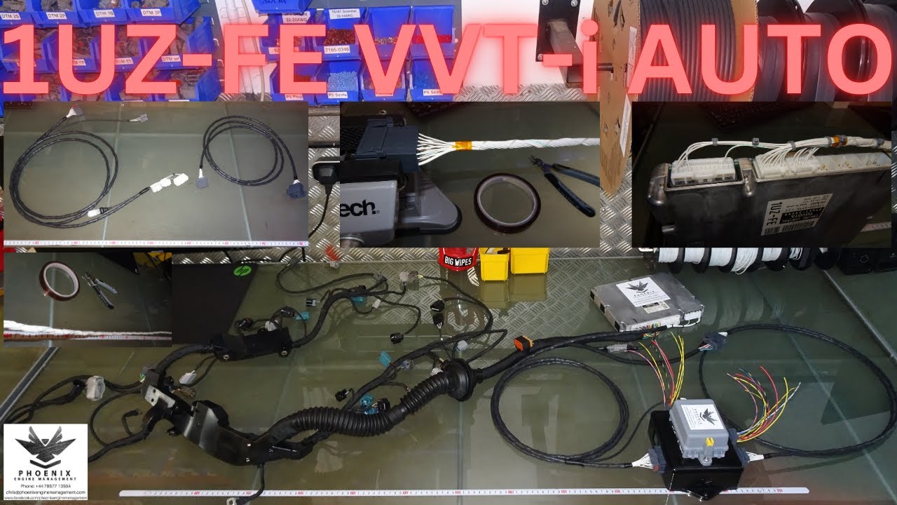Annalena LS400 1998 - 2000 1UZ-FE VVT-i Automatic Adapted Engine Harness Left Hand Drive