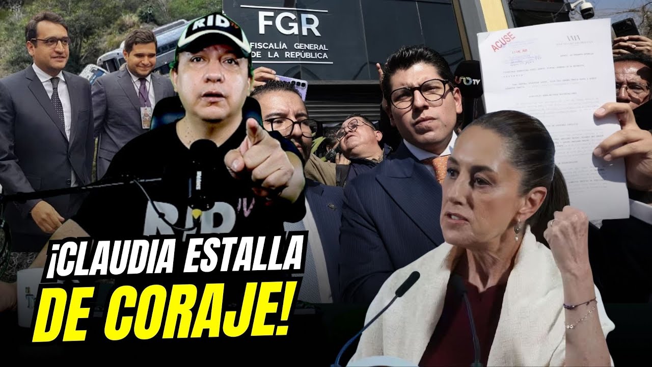 CLAUDIA ESTALLA de RABIA al NO lograr DETENER DENUNCIA de las v&iacute;ctimas del DESCARRILAMIENTO del TREN