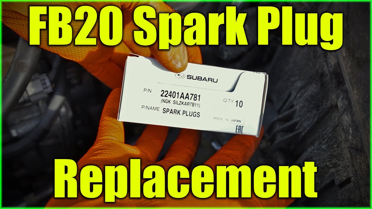 Subaru Crosstrek: Spark Plug Replacement FB20, FA20, FB25