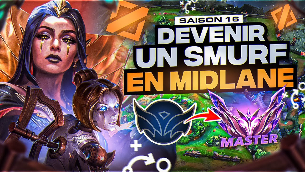 DEVENIR UN SMURF EN MIDLANE SUR LEAGUE OF LEGENDS ! SAISON 16 ! VOUS NE SEREZ PLUS JAMAIS BAS ELO