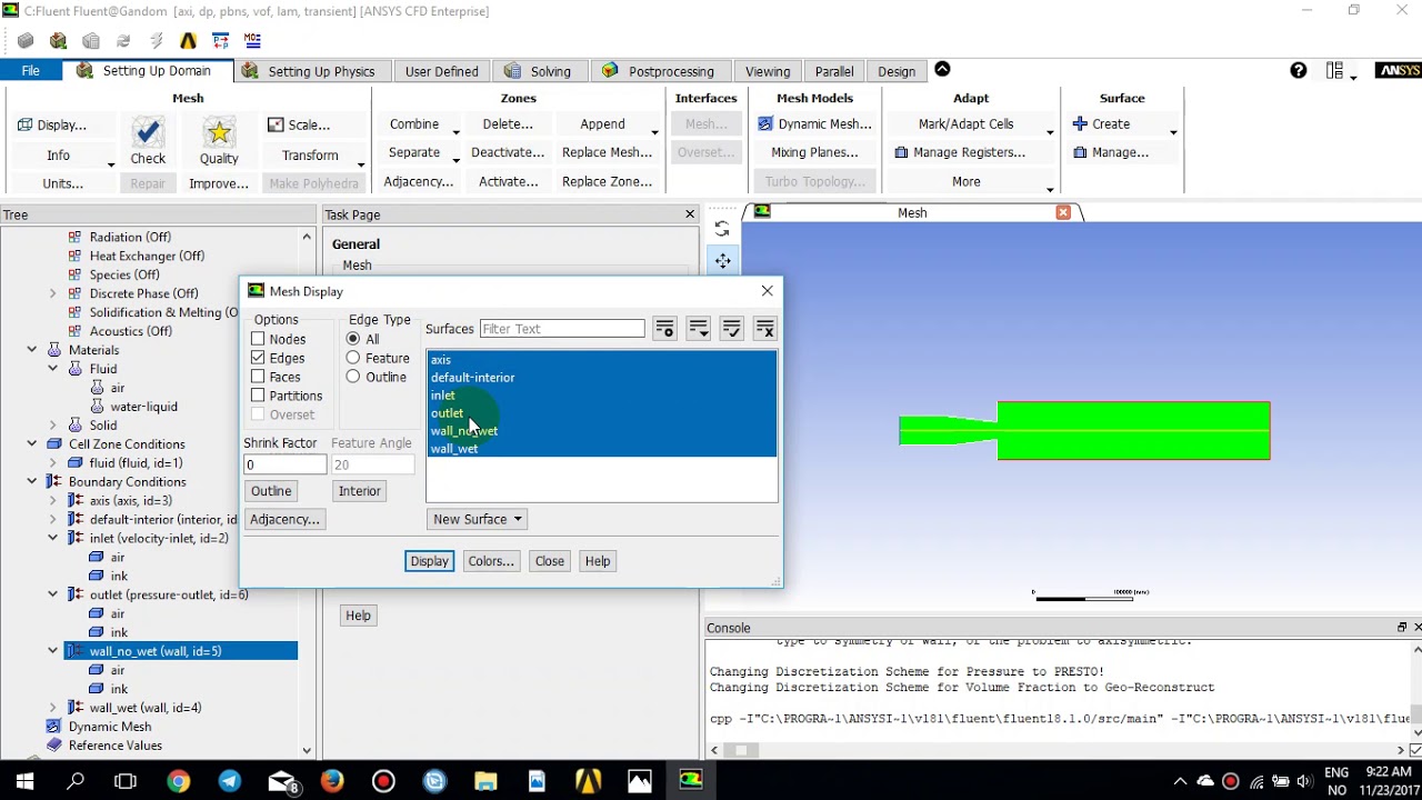 Using the VOF Model and User Defined Function, Ansys Fluent Tutorial 15