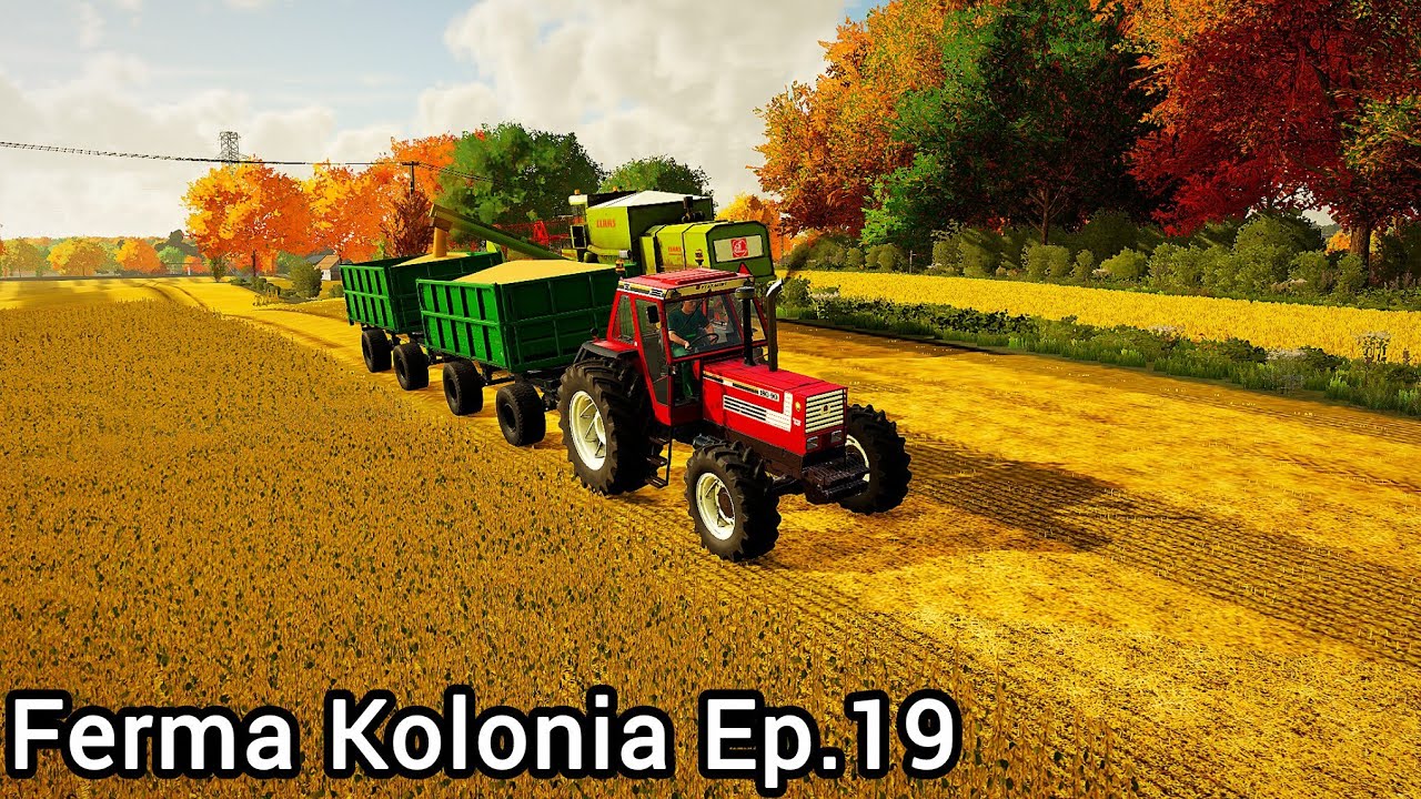 Fs22 Ferma Kolonia Ep.19 La recoltat de soia !