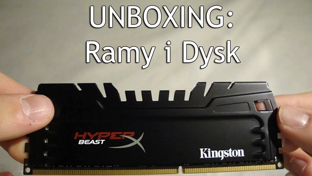 Unboxing - Ramy Hyper X Beast 16GB i Dysk 2TB WD Black