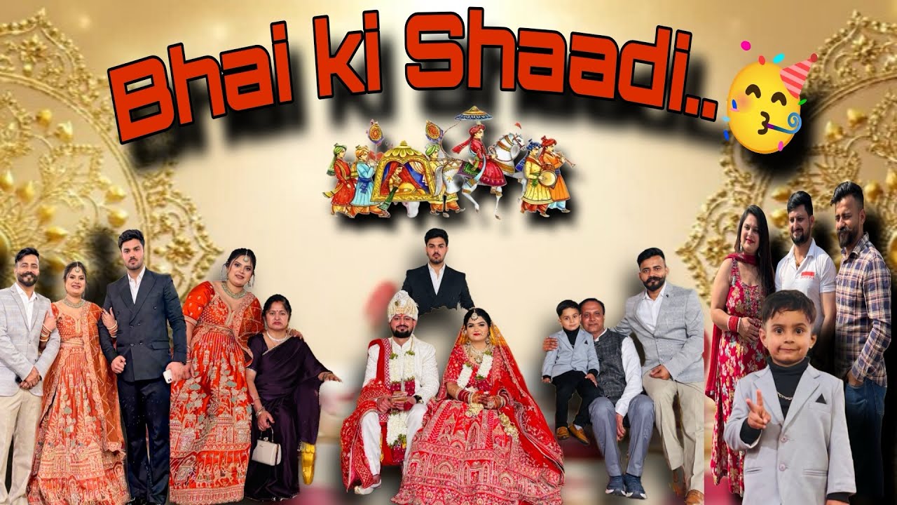 Bhai ki Shadi🌟🎉🎊|| Wedding Day Vlog || Full Enjoyment with family 🥰 || Meerut to Ambala🚗