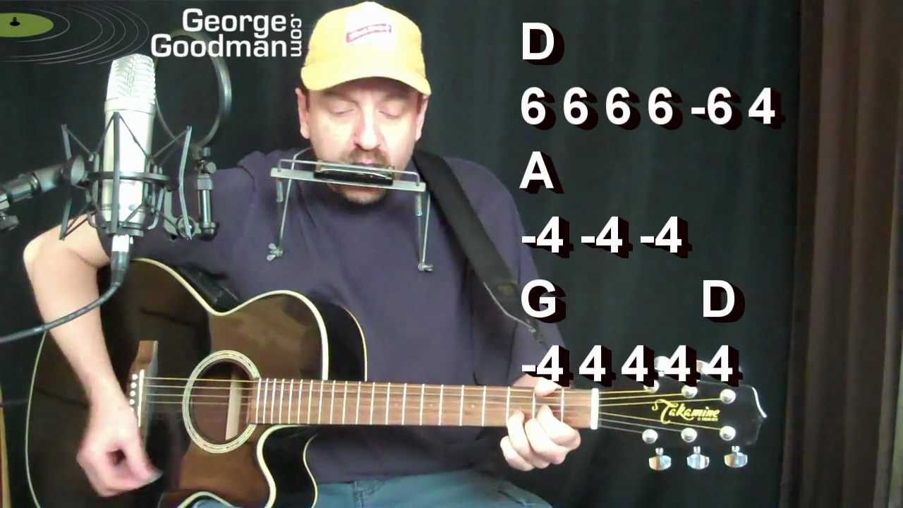 Dead Flowers The Rolling Stones Lesson - How to play on Guitar and Harmonica