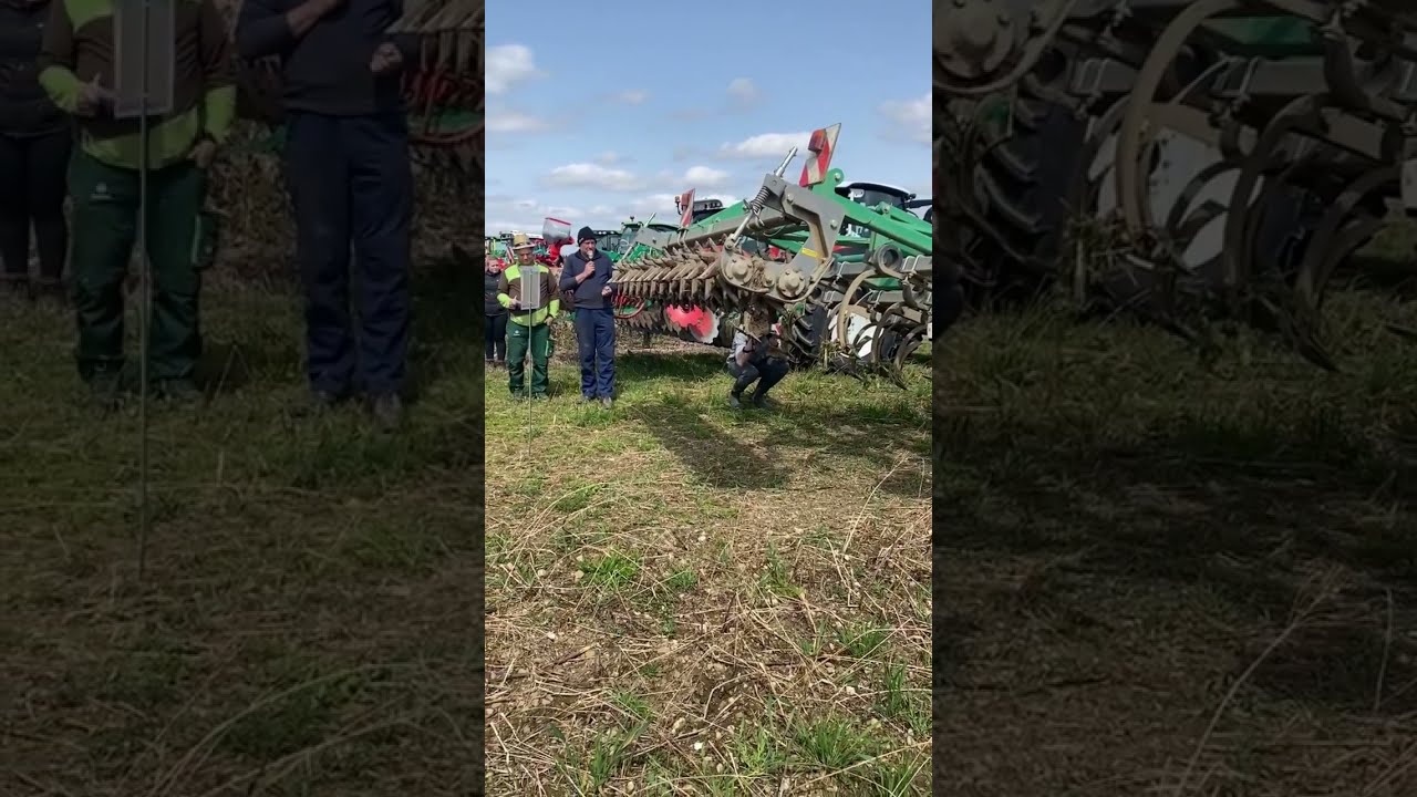 Vorstellung der EUM Vibrocut 3,00 beim Feldtag am 11. April 2024