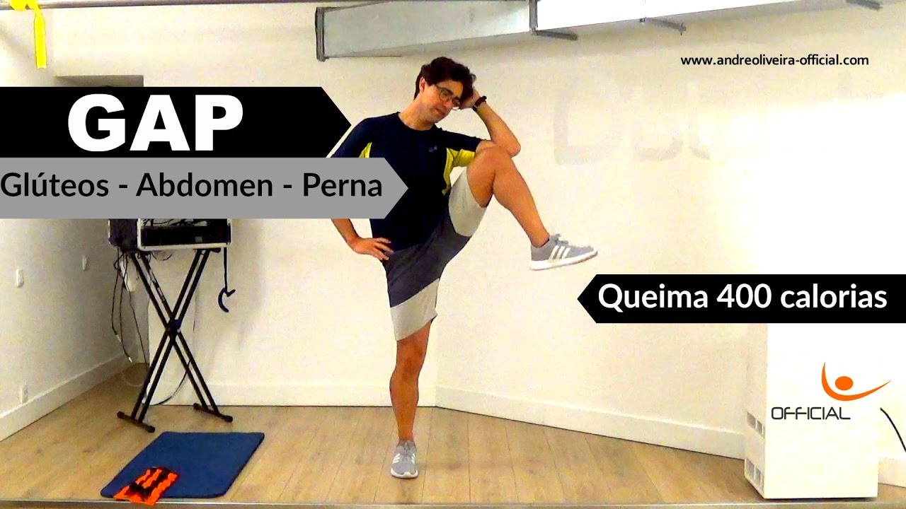 GAP - Glúteos, abdominal e pernas - André Oliveira #treinacomandre